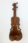 Vintage Wooden Violin Corner Wall Shelf Music Room Display Plat Stand. Fixed Price $45.00.