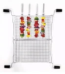 Ronco 5 Pc Set Lot Ready Grill Mesh Basket Plus 4 Shish Kabob Rods Healthy Cook. Fixed Price $9.99.