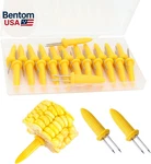 24 Pack Stainless Steel Corn Holders - On The Grill & Cob Skewers For Home. Fixed Price $12.86.