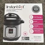 Instant Pot Duo Mini 7-IN-1 Electric Pressure Cooker 3 Quart Stainless & Black. Fixed Price $99.99.