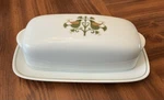 Noritake Hermitage 6226 Covered Butter Dish Vintage Birds Partridges. Fixed Price $18.95.