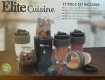 Maximatic EPB-1800 Elite Cuisine 300-WATT 17-PIECE Personal Drink Blender, Black. Fixed Price $22.99.