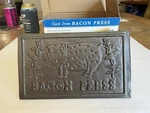 Hic Cast Iron Harold Import Co. 43202 Rectangular Bacon Press With Original Box. Fixed Price $12.00.