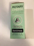 Ketinos Rotary Cheese Grater RCG01B. Black. Fixed Price $7.10.