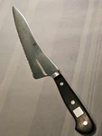 Rare Wusthof Classic 4128 /20 Serrated Offset Deli Panini Knife 8" Blade F/ship. Fixed Price $80.00.