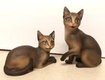 Andrea Sadek Pair Of Abyssinian Cats Retired 1985 #7424. Fixed Price $35.00.
