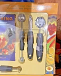 Garnishing Book & Tool Kit Nip Sealed Food Fruit Vegetable. Fixed Price $8.09.