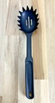 Pampered Chef 12" Black Nylon Spaghetti Pasta Noodle Slotted Spoon Fork Server. Fixed Price $8.95.
