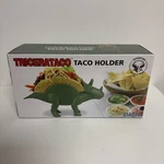 Tricerataco Dinosaur Holder Triceratops Holds 2 Tacos Fun & Unique New. Fixed Price $14.99.