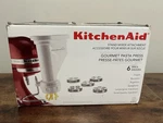 New Kitchenaid Kpexta Gourmet Pasta Press Stand Mixer Attachment Complete. Fixed Price $114.95.