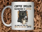 Eeffoc Spelled Backwards Coffee Mug Cat. Fixed Price $14.00.