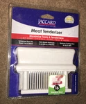 Jaccard Meat Tenderizing Machine 16 Blades White W/package Brand New!. Fixed Price $15.99.