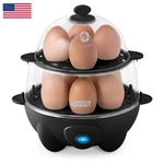 Dash Deluxe Egg Cooker - Boiler Poacher Steamer Includes Measuring Recipe. Fixed Price $42.22.