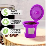 Eco-friendly 4-PACK Reusable Cup Filters + Coffee Scoop. Fixed Price $24.79.