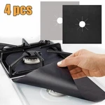 4PCS Reusable Clean Mat Pad Gas Protector Cooker Cover Kitchen Stovetop. Fixed Price $6.99.