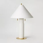 Ceramic Table Lamp With Tapered Shade White - Threshold Designed Studio. Fixed Price $58.99.