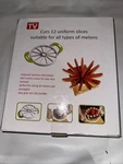 Fruit Watermelon Cantaloupe Stainless Steel Cutter Slicer Kitchen Tool. Fixed Price $10.49.