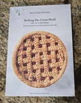 New Open Box Williams Sonoma Rolling Pie Crust Mold 4 Patterns. Fixed Price $14.99.
