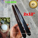 2X12" Coconut Knife Scraping Meat Peeler Tool Opener Natural Han. Fixed Price $72.89.