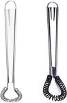Stainless Steel Mini Spring Egg Beater Silicone Whisk Magic Hand Held Sauce Stir. Fixed Price $28.36.