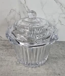 Studio Crystal Sweet Shoppe Cupcake Candy Dish Jewelry Holder Heavy Collect. Fixed Price $22.00.