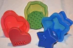 Set Of 3 Tovolo Ice Cream Sandwich Maker Molds: Heart, Star, Square "medallion". Fixed Price $13.99.