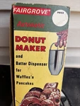 Fairgrove Automatic Donut Maker & Batter Dispenser With Recipe In Box. Fixed Price $9.99.