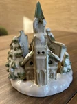 Ceramic Winter Town Candle Holder Holiday Christmas C2260 Tii Collections. Fixed Price $15.99.