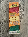 Mommy Dual-sided Sponge And Scrubber 3 Count Spring Edition Limited. Fixed Price $14.99.