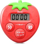 New Japan Red Strawberry Fruit Kitchen Digital Timer Magnet Refrigerator Dretec. Fixed Price $13.17.
