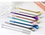 New Stainless Steel Non-slip 7 Pieces Tea Drink Straws 2 Cleaning Brushes. Fixed Price $8.98.