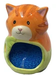 Hand Painted Tiger Purrma Ceramic Scrubby Holder Boston Warehouse Bn. Fixed Price $16.99.