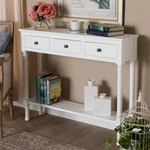 Baxton Studio Calvin Classic And Traditional French Farmhouse White Finished Woo. Fixed Price $217.17.