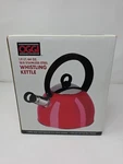 Oggi Whistling Kettle Stainless Steel Bakelite Handle 1.9 LT/64 Oz Red Used Once. Fixed Price $17.48.