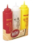 Tablecraft 1112KMC 3-PIECE Nostalgia Squeeze Bottle Set, 12-OUNCE. Fixed Price $20.10.