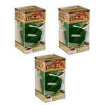 Eco-fill 3-PACK Reusable Coffee Filters Brew Deliciously, Waste Less. Fixed Price $12.99.