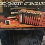 Hml Corp. 2091-10 Video Cassette Storage Library Black Holds Vhs/beta/vc 2000. Fixed Price $65.00.