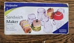 Vintage Finger Sandwich Maker - 7 Piece Progressive International Corp.. Fixed Price $14.94.