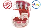 Progressive International Cherry Pitter Stoner Seed & Olive Tool Remover Red/cle. Fixed Price $12.79.