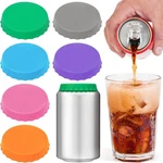 6 Pack Silicone Soda Can Lids, Reusable Beer Covers Pop. Fixed Price $5.89.