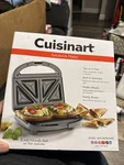 Cuisinart Sandwich Maker Silver Model WM-SW2N1NAS. Fixed Price $24.00.