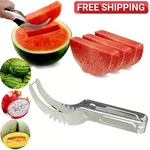 Watermelon Slicer Cutter Knife Server Corer Scoop Kitchen Tools New. Fixed Price $5.69.