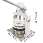 18PCS Intbuying Manual Dough Divider Press Cutter Roller Cutting Machine. Fixed Price $1667.04.