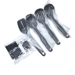 Tupperware Compact Utensil Holder, Spatula, Ladle, Spoon & Skimmer Set Of 5. Fixed Price $40.47.
