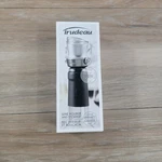 Trudeau Wine Pourer And Stopper Dripless Bottle Plug Black Clear 0971503 New. Fixed Price $9.07.