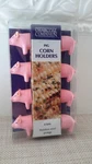 Charcoal Companion Pink Pig Corn Cob Holders 8 Piece Set Of 4 Pairs Original Box. Fixed Price $19.99.