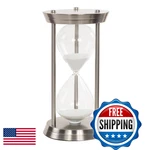 Deco 79 Glam Metal Cylinder Timer X 12 Silver 58157. Fixed Price $65.73.