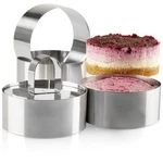 Uncle Jack Professional Stainless Steel Round Food Tower Forms 2 Sets. Fixed Price $17.28.