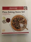 Sunbeam 3-PIECE Clay Pizza Baking Stone Set. Fixed Price $24.98.