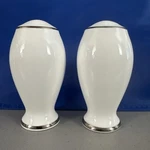 Mikasa Cameo Platinum Salt And Pepper Shakers Set HK301 Ultimate +. Fixed Price $19.95.